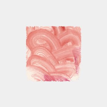 Bright abstract template with watercolor spot and splatter in vector