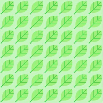 Vector background from green leaves, ecology background