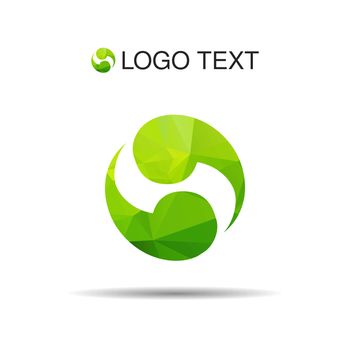 Vector balance icon or logo, Yin and yang