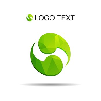 Vector balance icon or logo, Yin and yang