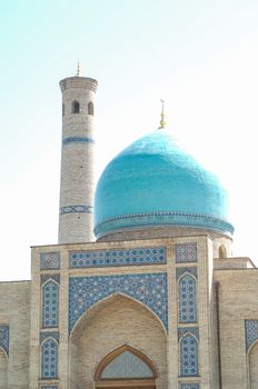 External review of restored architecture of ancient buildings in Tashkent, Uzbekistan