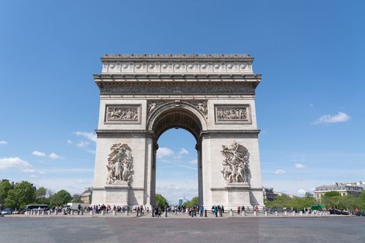 Arc de triomphe in Paris France