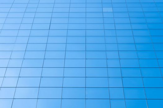 background of office building blue glass window