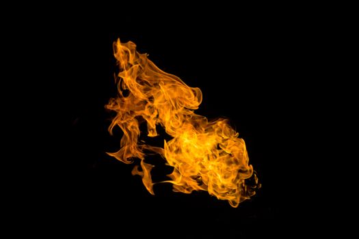 Fire patterns. Flames on a black background. Fiery patterns. Burning flame. Blazing fire. phoenix,	