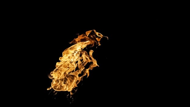 Fire flames on black background. fire on black background isolated. fire patterns