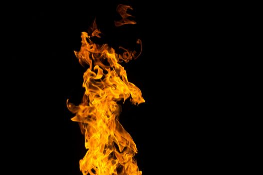 Fire patterns. Flames on a black background. Fiery patterns. Burning flame. Blazing fire. phoenix,