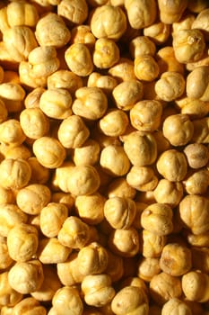 chickpeas nuts food, baked salted close up