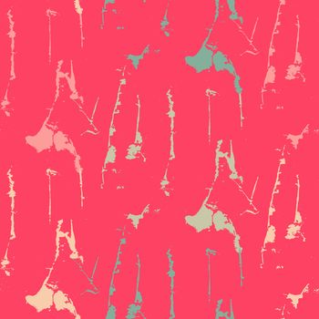 Grunge seamless texture pattern for print, fabric, wallpapers, clothes. Retro ornament by brush. Vector