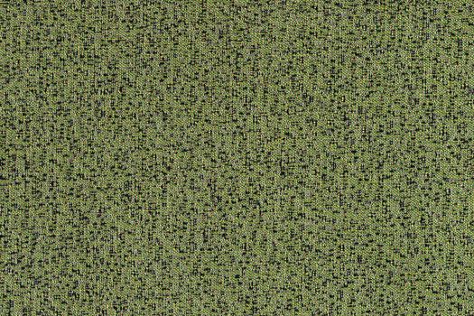 Seamless texture of flat green synthetic furniture upholstery with motley fine details.