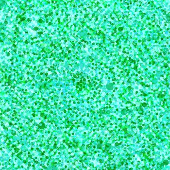 Green Sparkle Glitter Texture. Glowing sparks background. Vector