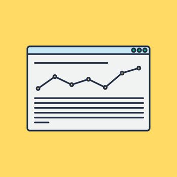 Web Template, Web Elements for site of blog and infographics. Vector