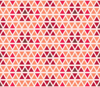 Seamless triangle geometric pattern. Retro ornament for textile and print. Vector