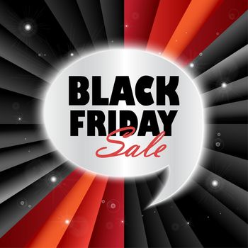 Black Friday Sale Trendy Banner. Shopping Promo. Vector