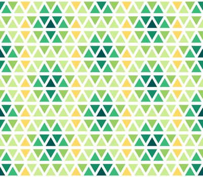 Seamless triangle geometric pattern. Retro ornament for textile and print. Vector