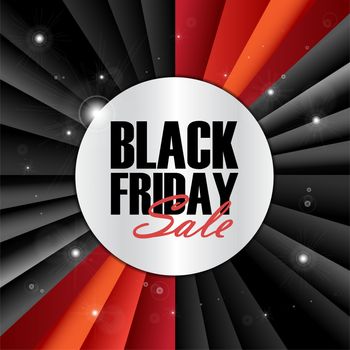 Black Friday Sale Trendy Banner. Shopping Promo. Vector