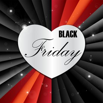 Black Friday Sale Trendy Banner. Shopping Promo. Vector