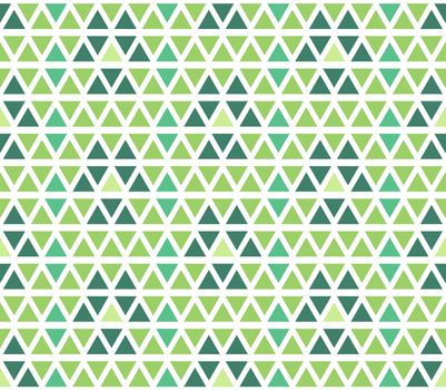 Seamless triangle geometric pattern. Retro ornament for textile and print. Vector