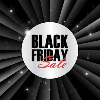 Black Friday Sale Trendy Banner. Shopping Promo. Vector