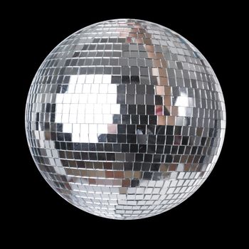 Disco Ball isolated on black background