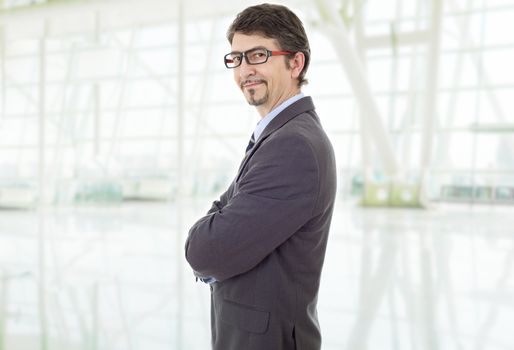 young business man portrait at the office