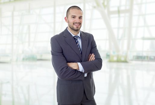 happy business man portrait at the office