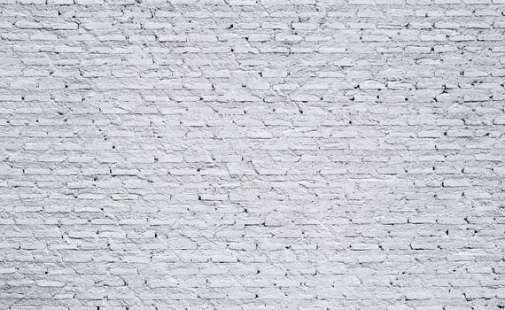 White brick wall texture background