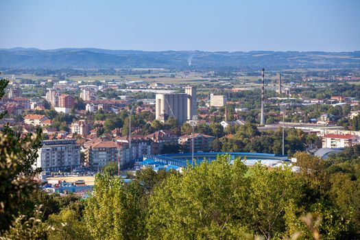 City Panorama of Jagodina is a city and the administrative center of the Pomoravlje District in Šumadija, Central Serbia