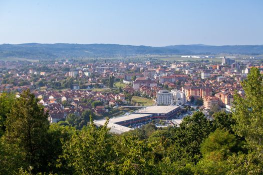 City Panorama of Jagodina is a city and the administrative center of the Pomoravlje District in Šumadija, Central Serbia