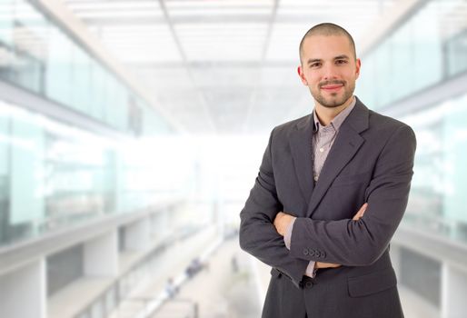 happy business man portrait at the office