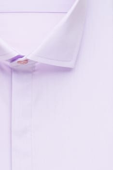 shirt, detailed close-up collar and button, top view