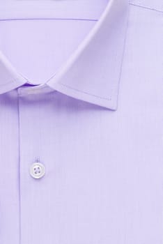 shirt, detailed close-up collar and button, top view