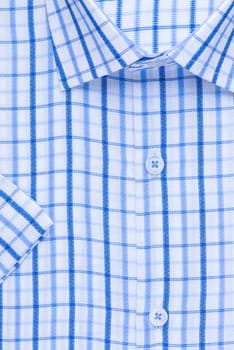 shirt, detailed close-up collar and cuff, top view