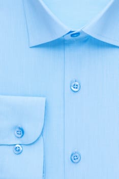 shirt, detailed close-up collar and cuff, top view