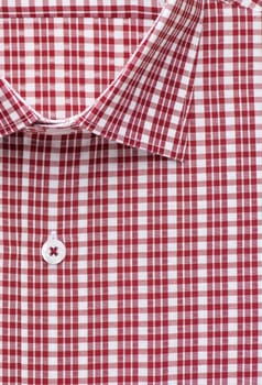 shirt, detailed close-up collar and button, top view