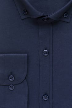 shirt, detailed close-up collar and cuff, top view