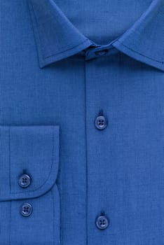 shirt, detailed close-up collar and cuff, top view