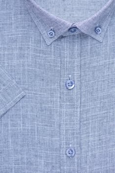 shirt, detailed close-up collar and cuff, top view