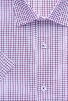 shirt, detailed close-up collar and cuff, top view