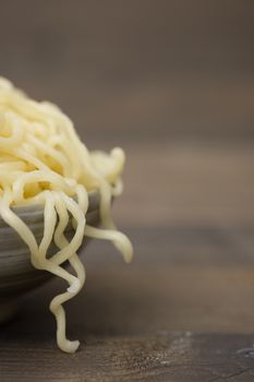 Still life-closed up instant noodles,  junk food or fast food concept.