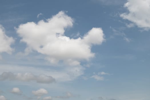 blue sky with cloud.