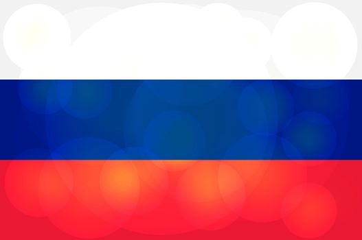 Russian Independence Day Celebration Banner. Day of Russia Illustration. Celebration of 12 June, 23 February. Vector