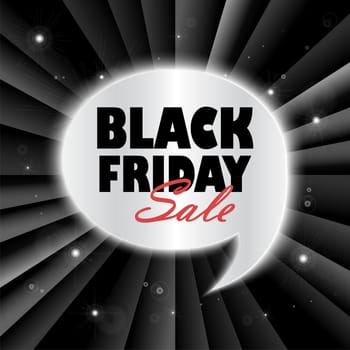 Black Friday Sale Trendy Banner. Shopping Promo. Vector