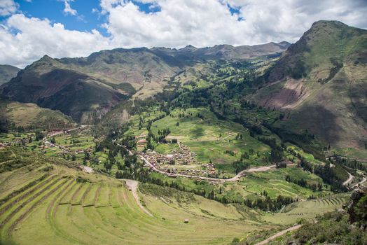 The Sacred Valley and the Inca ruins of Pisac