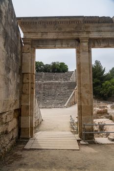 Gateway into theater of the Sanctuary of Asklepios at Epidaurus