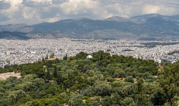 City of Athens taken from the summit of Filopappou Hill