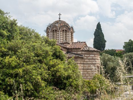 Church of the Holy Apostles in the Greek Forum in Athens Greece