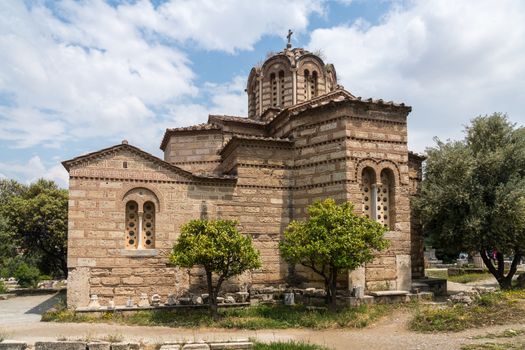 Church of the Holy Apostles in the Greek Forum in Athens Greece