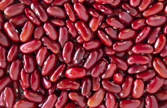 Red kidney beans texture background, healthy food concept