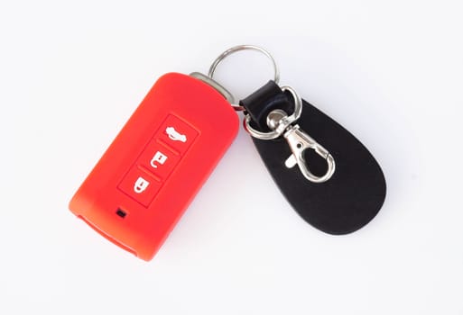 Car key rad isolated on white background