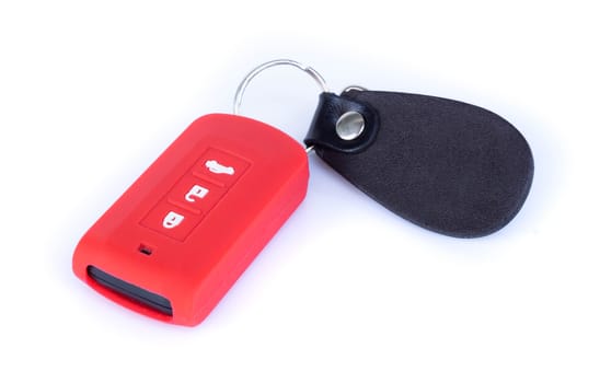 Car key rad isolated on white background